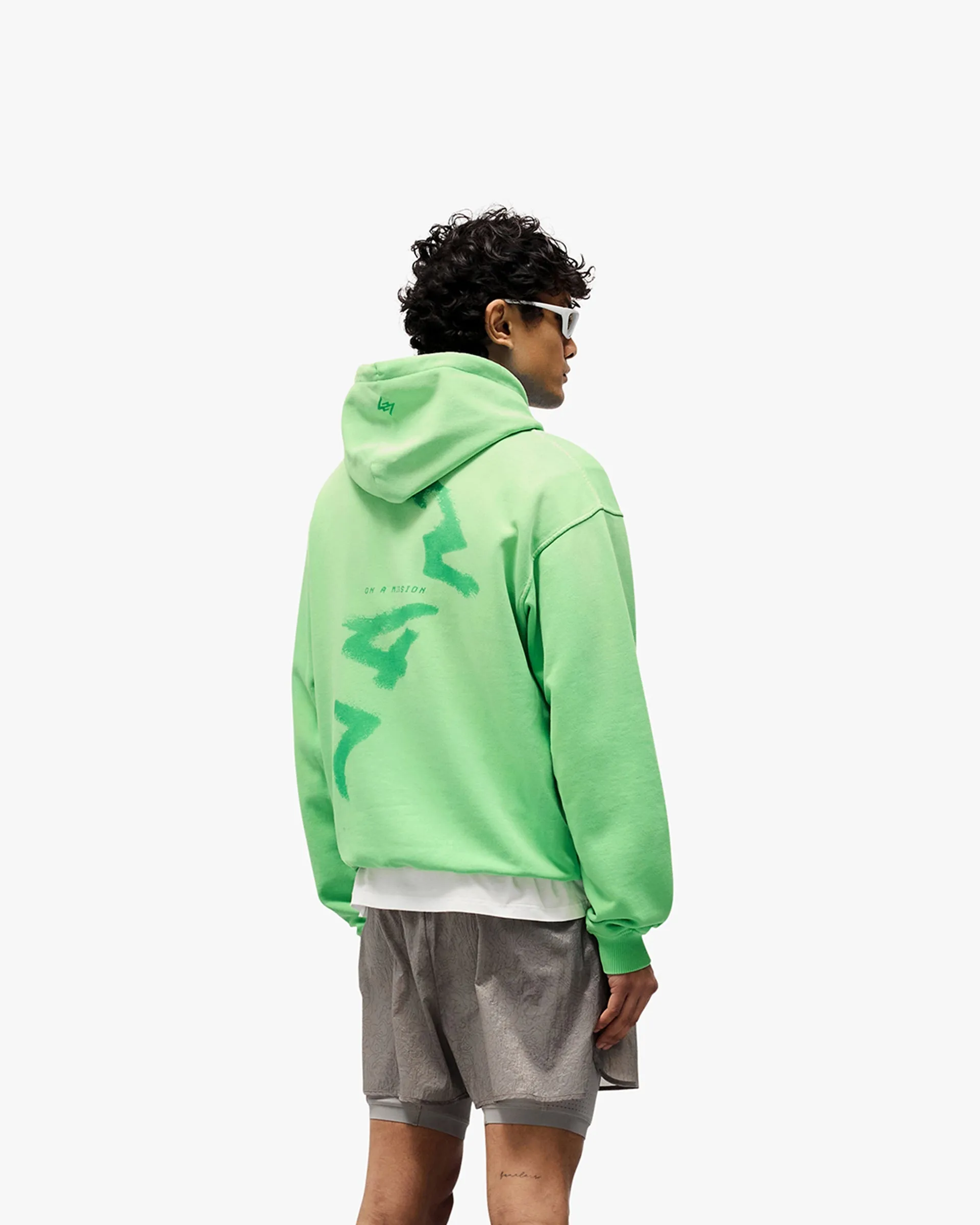 247 Motion Oversized Hoodie  - Speed Green