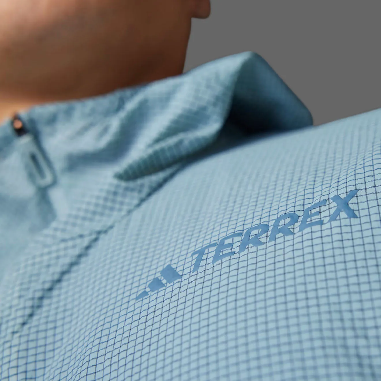 Adidas Terrex XPL Jacket Wind Blue / Grey