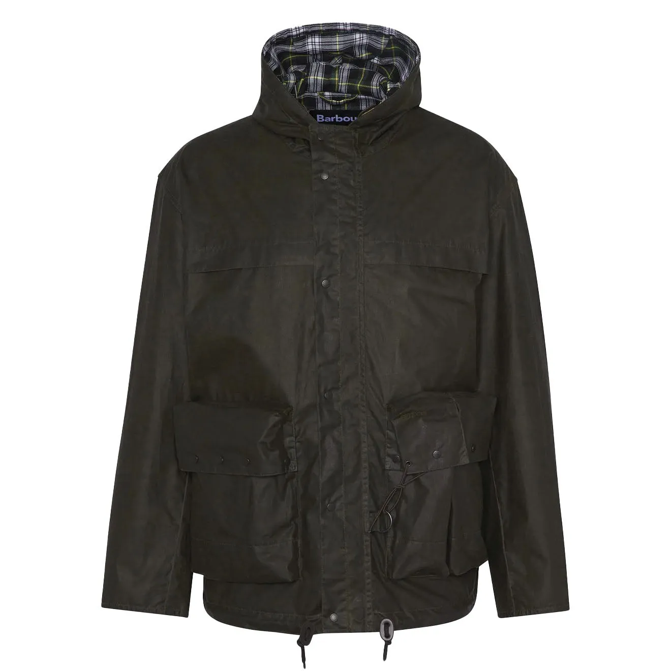 Barbour Modified Durham Wax Jacket Archive Olive