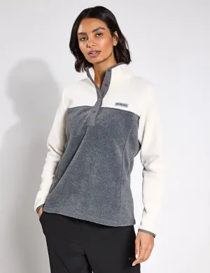 Benton Springs Half Snap Pullover - City Grey Heather/Chalk
