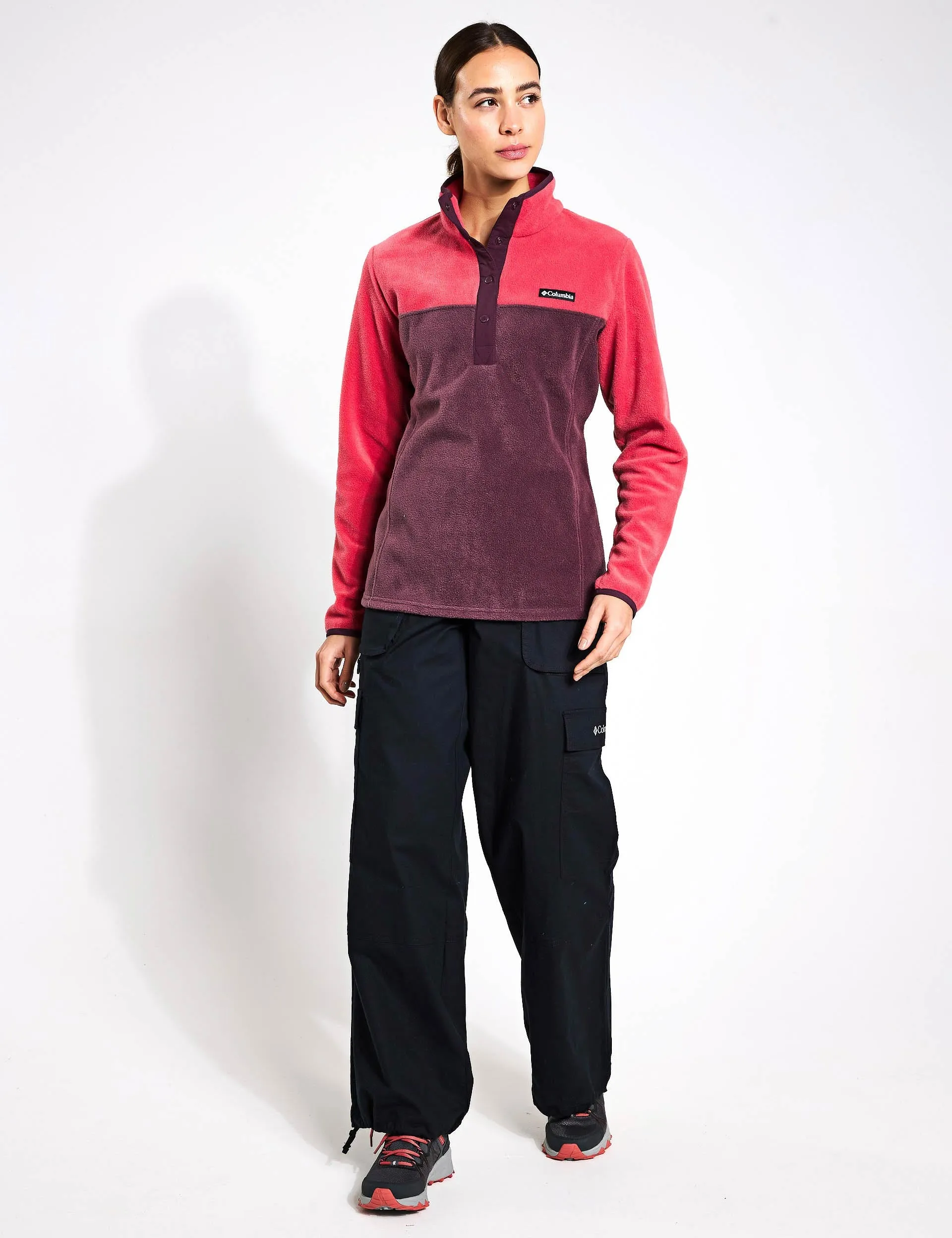 Benton Springs Half Snap Pullover - Daredevil/Moonvista