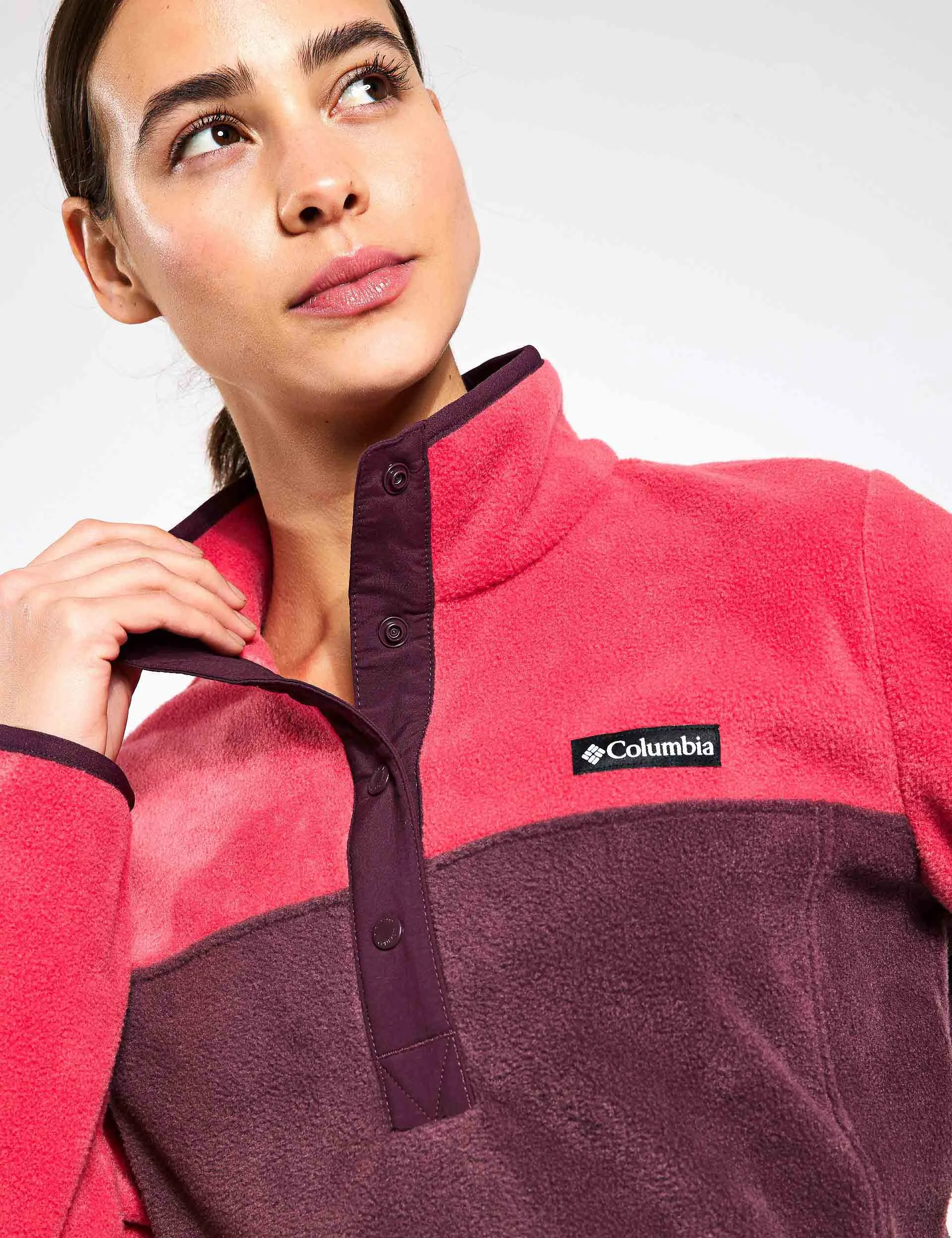 Benton Springs Half Snap Pullover - Daredevil/Moonvista