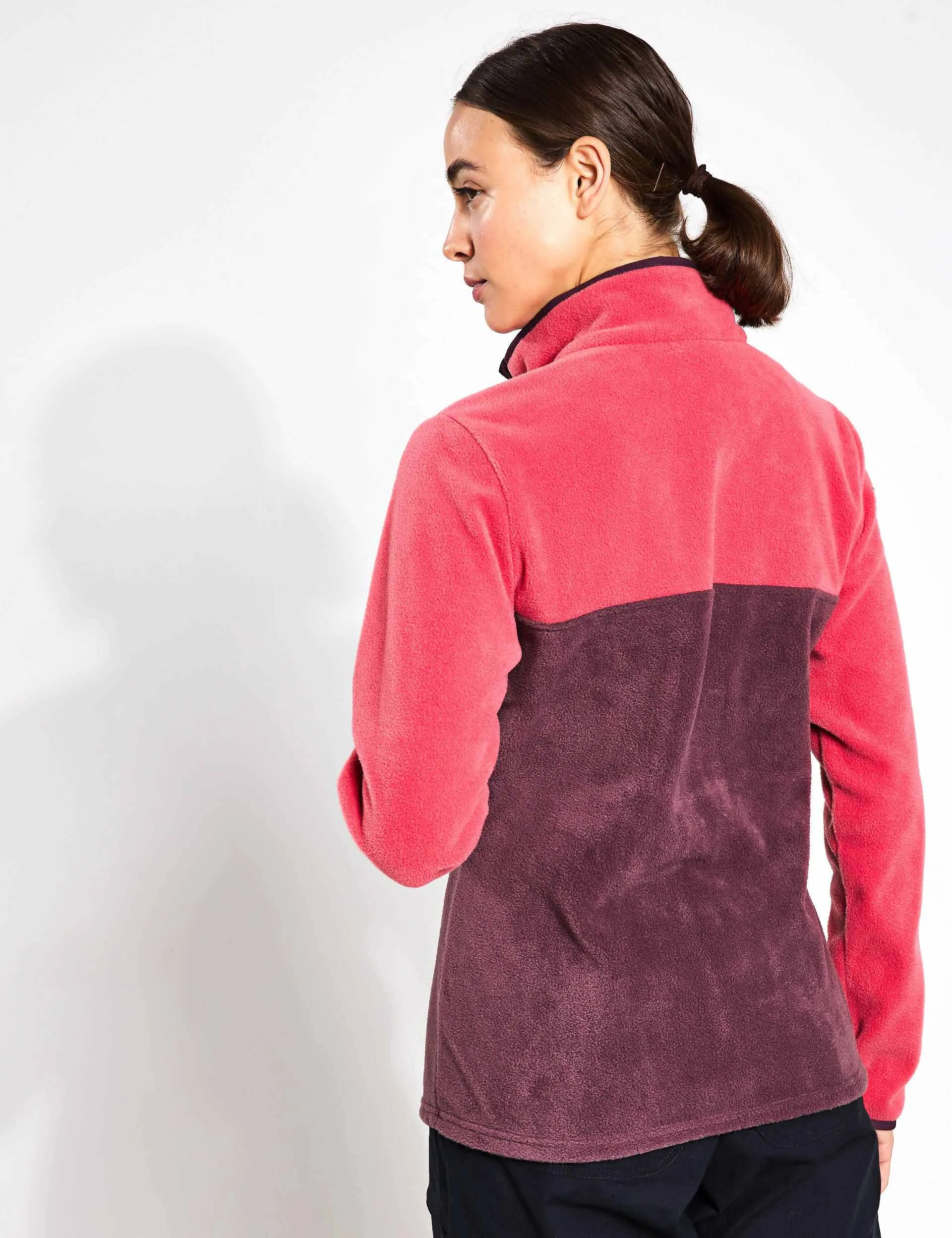 Benton Springs Half Snap Pullover - Daredevil/Moonvista