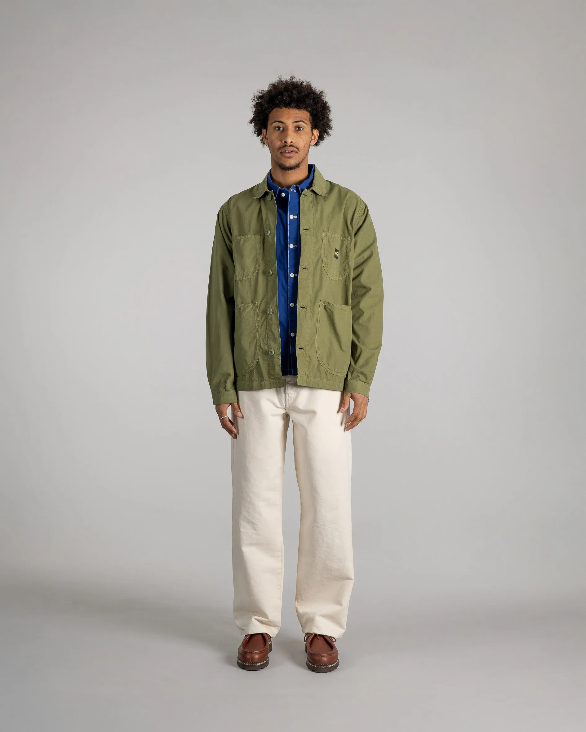 Coverall Jacket (Olive Poplin)