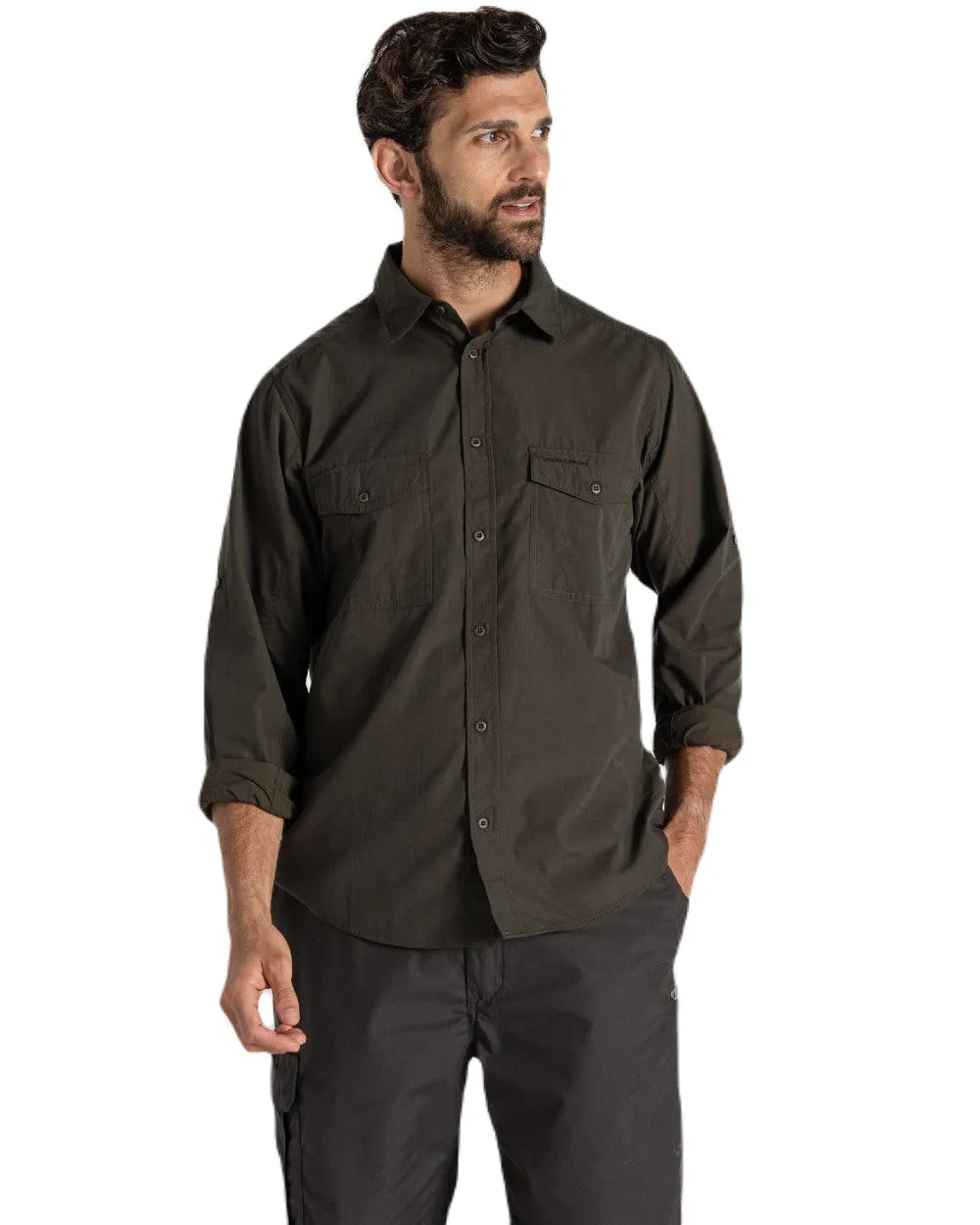 Craghoppers Mens Kiwi Long Sleeved Shirt