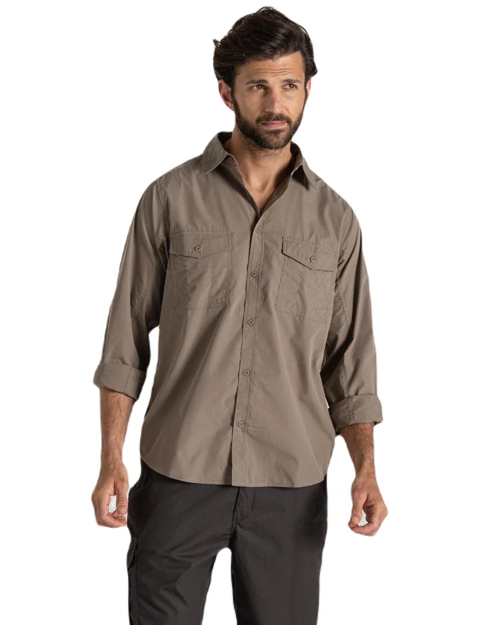 Craghoppers Mens Kiwi Long Sleeved Shirt