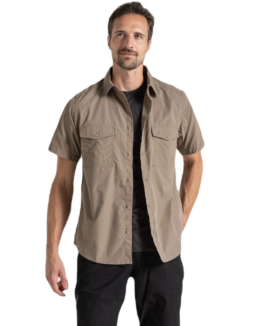 Craghoppers Mens Kiwi Short Sleeved Shirt