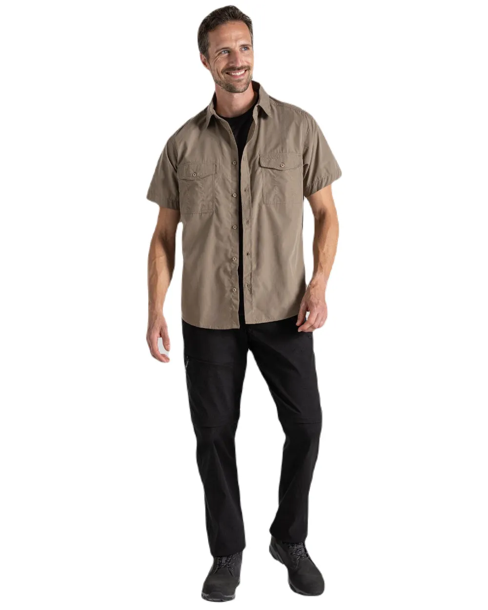 Craghoppers Mens Kiwi Short Sleeved Shirt