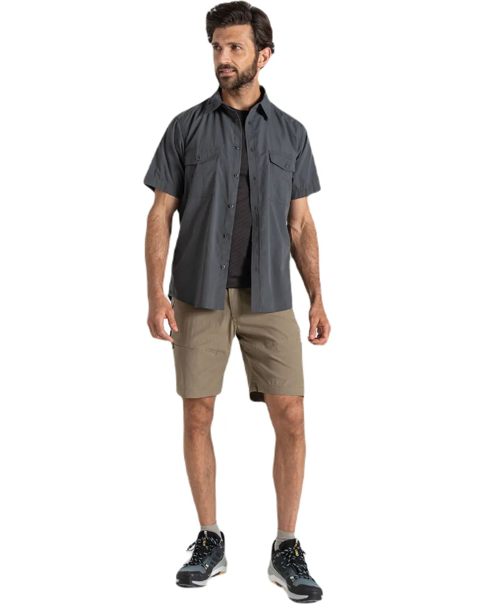 Craghoppers Mens Kiwi Short Sleeved Shirt