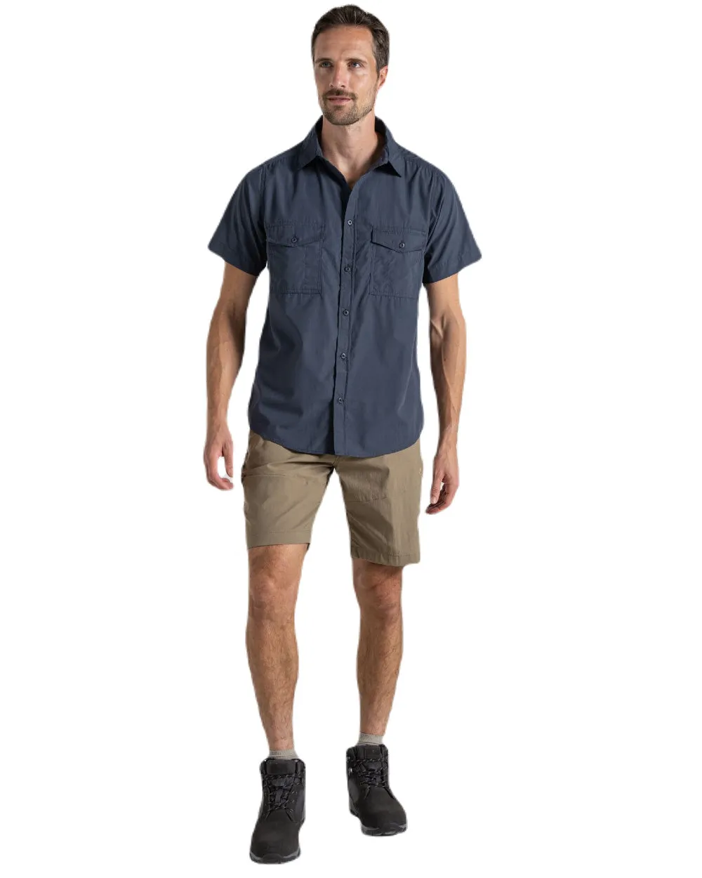 Craghoppers Mens Kiwi Short Sleeved Shirt