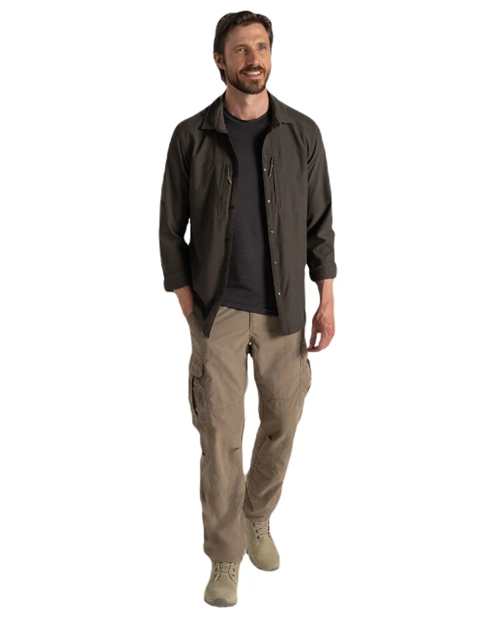 Craghoppers Mens NosiLife Pro Long Sleeved Shirt V