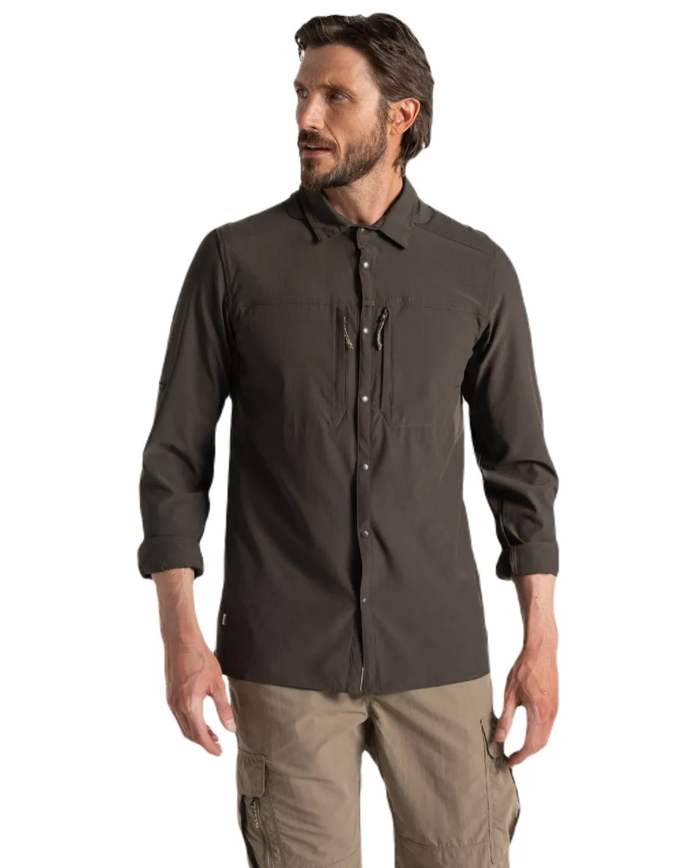 Craghoppers Mens NosiLife Pro Long Sleeved Shirt V
