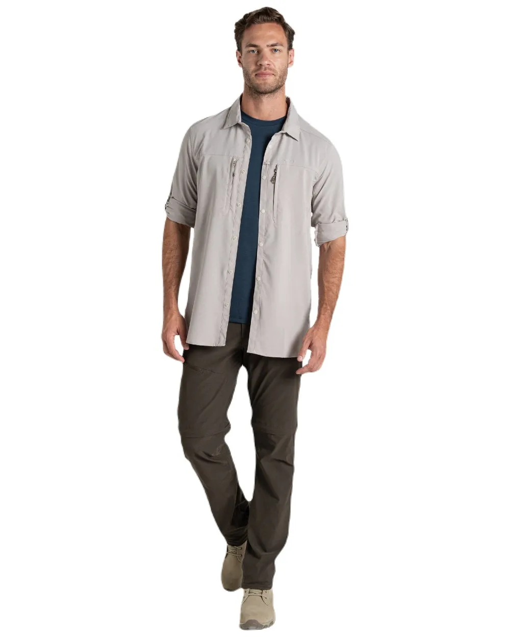 Craghoppers Mens NosiLife Pro Long Sleeved Shirt V