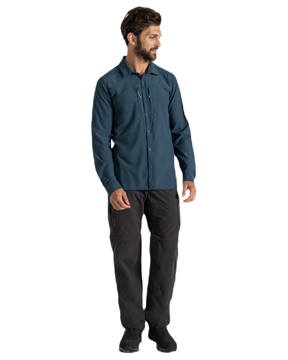 Craghoppers Mens NosiLife Pro Long Sleeved Shirt V