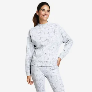 Eddie Bauer Women's Downslope Dolman-Sleeve Sweatshirt - Snow Eddie Bauer