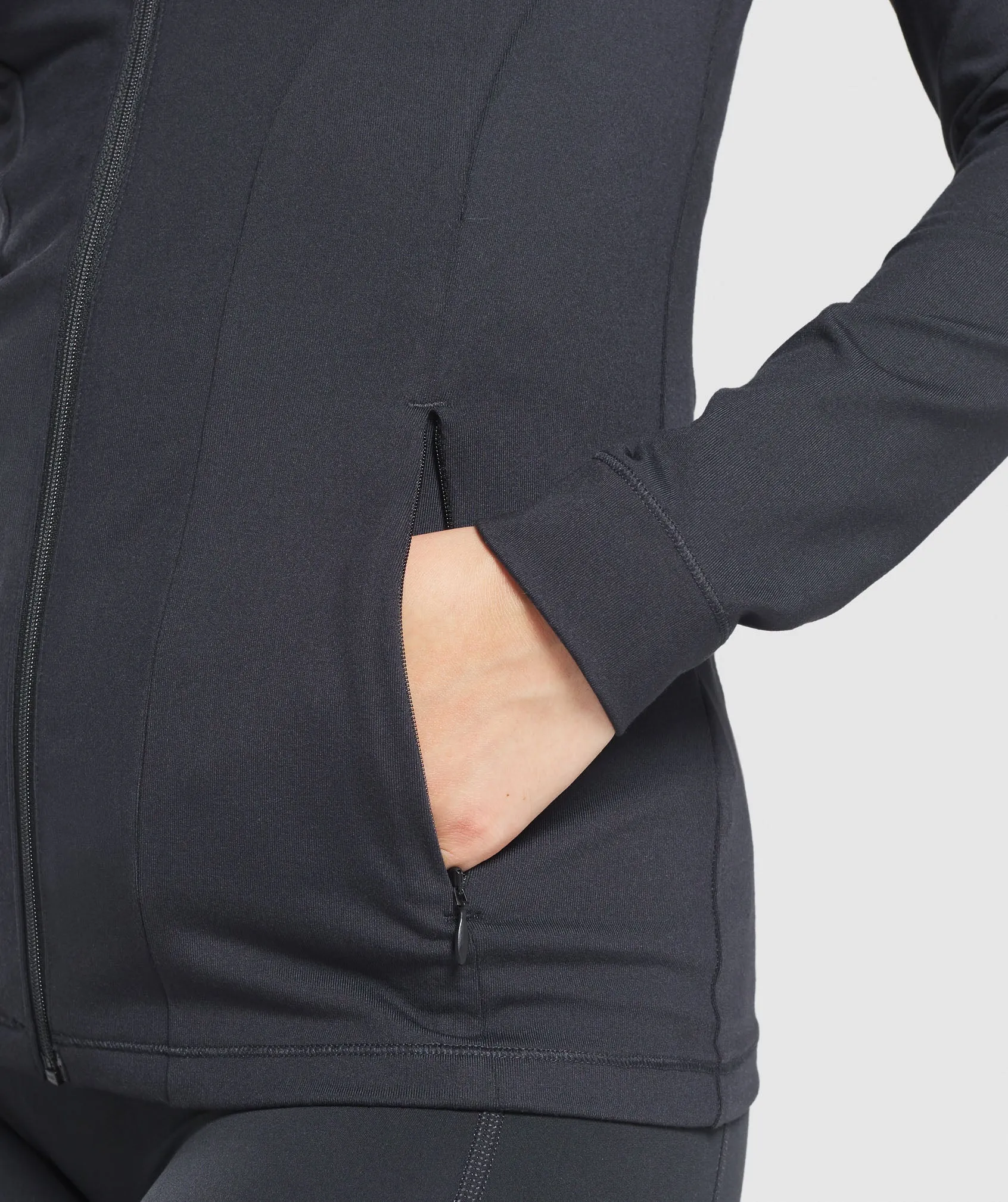 Gymshark Training Zip Up Jacket - Black