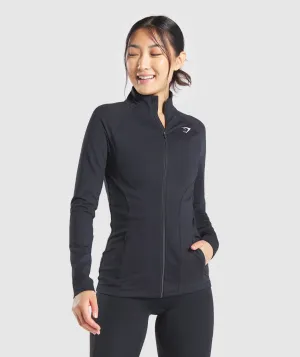 Gymshark Training Zip Up Jacket - Black