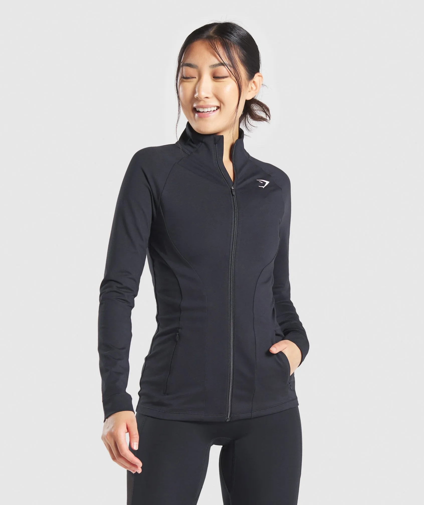 Gymshark Training Zip Up Jacket - Black