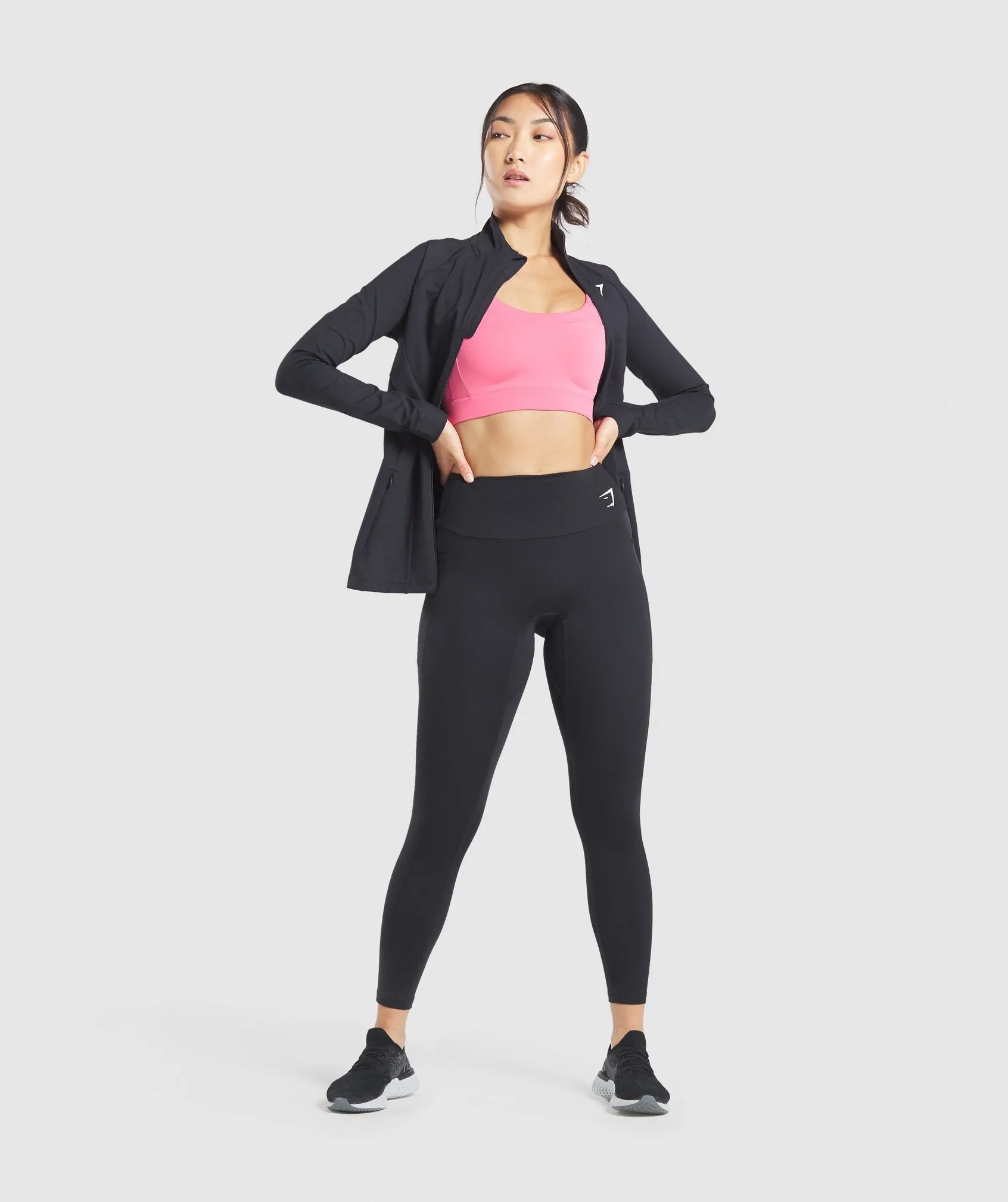 Gymshark Training Zip Up Jacket - Black
