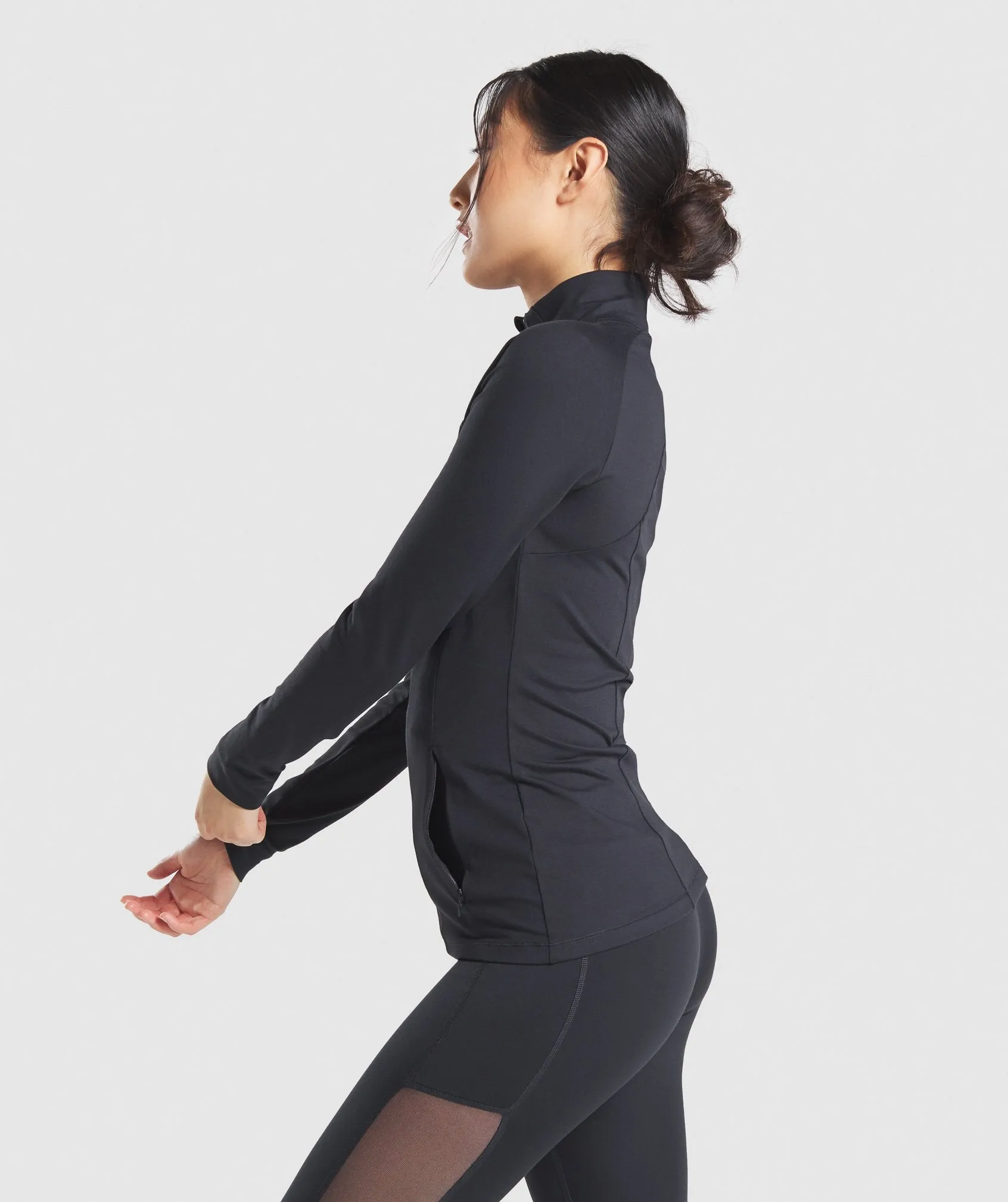 Gymshark Training Zip Up Jacket - Black
