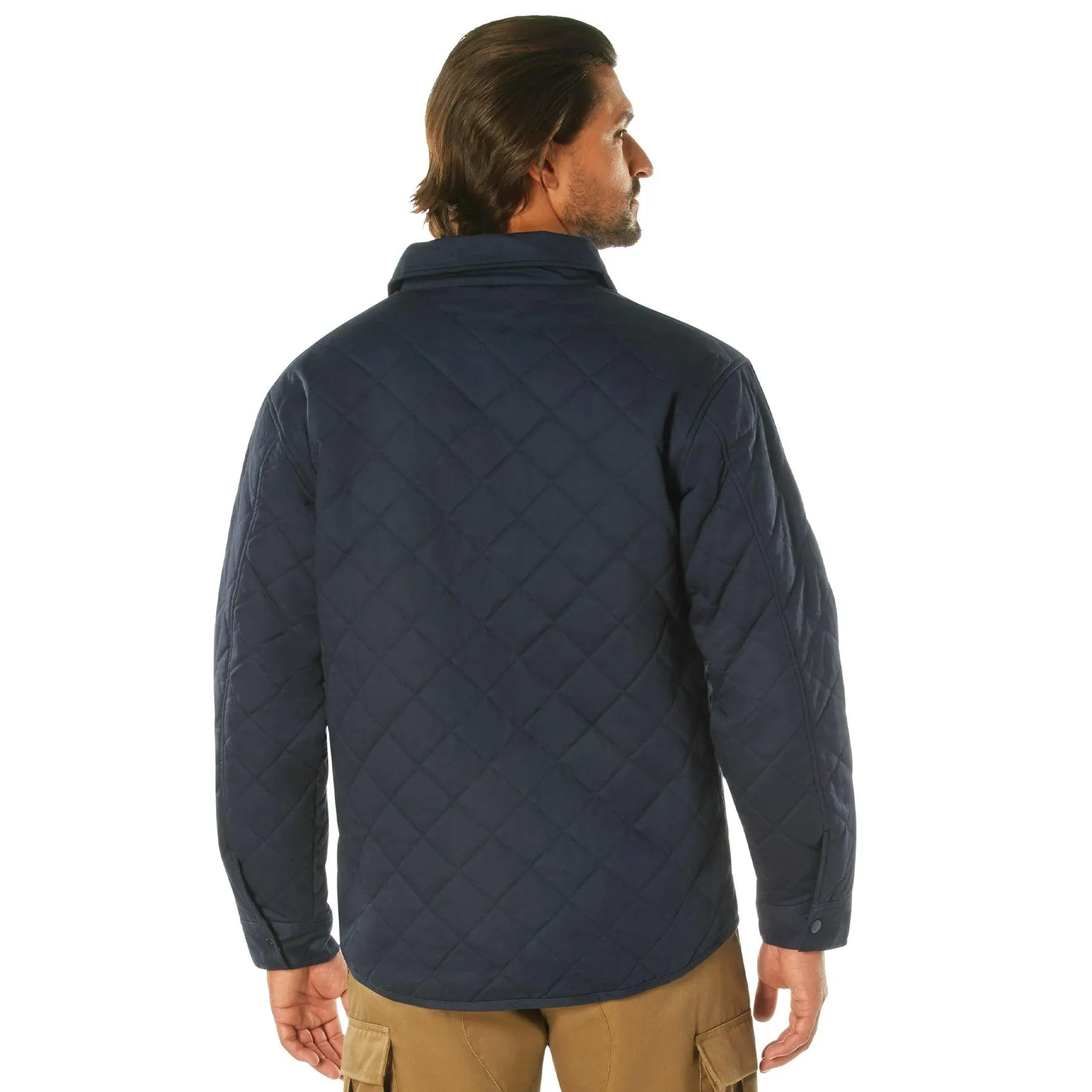 Mens Diamond Quilted Cotton Jacket by Rothco