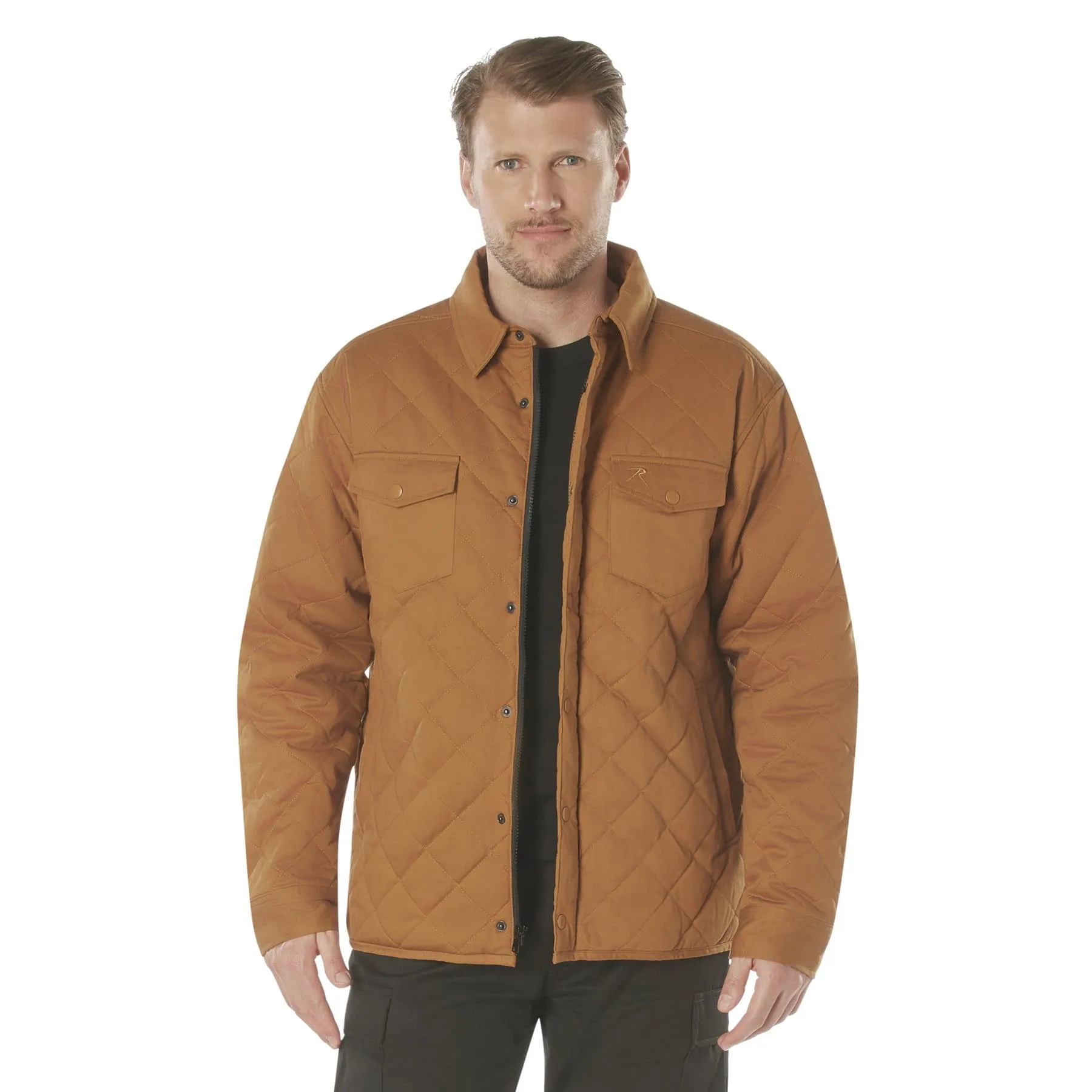 Mens Diamond Quilted Cotton Jacket by Rothco