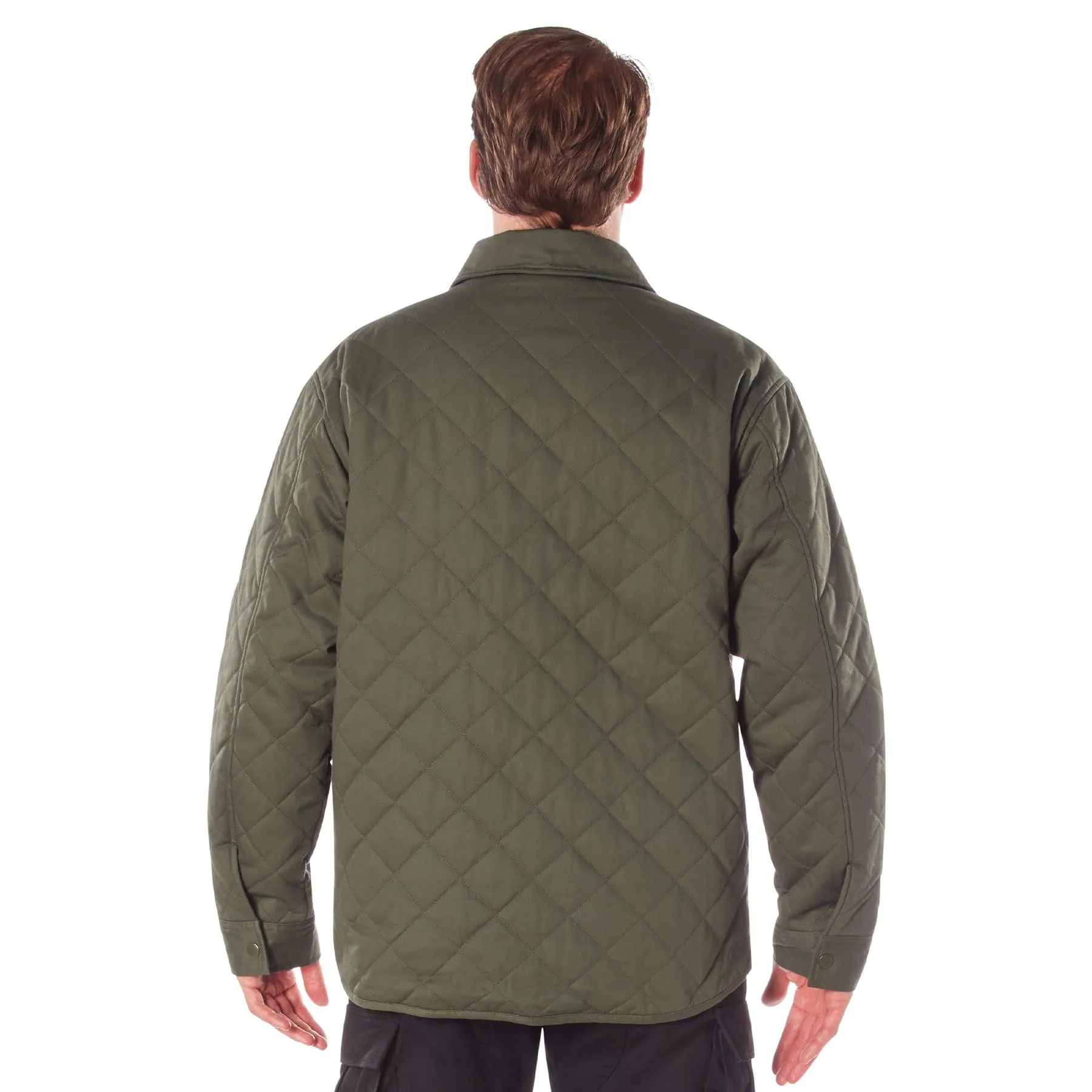 Mens Diamond Quilted Cotton Jacket by Rothco