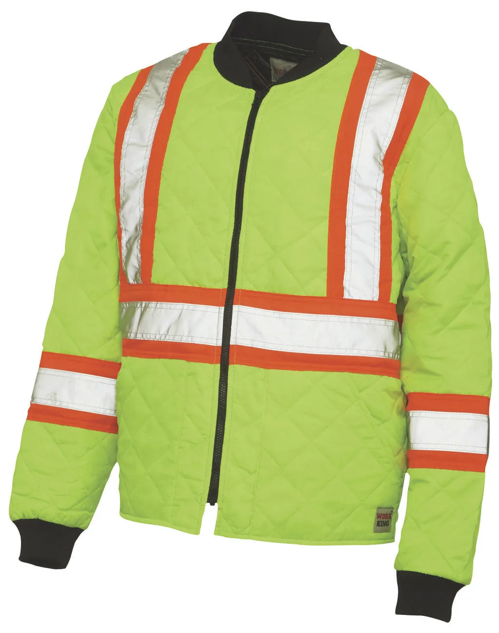 Men's Work King Hi-Visibility Quilted Jacket