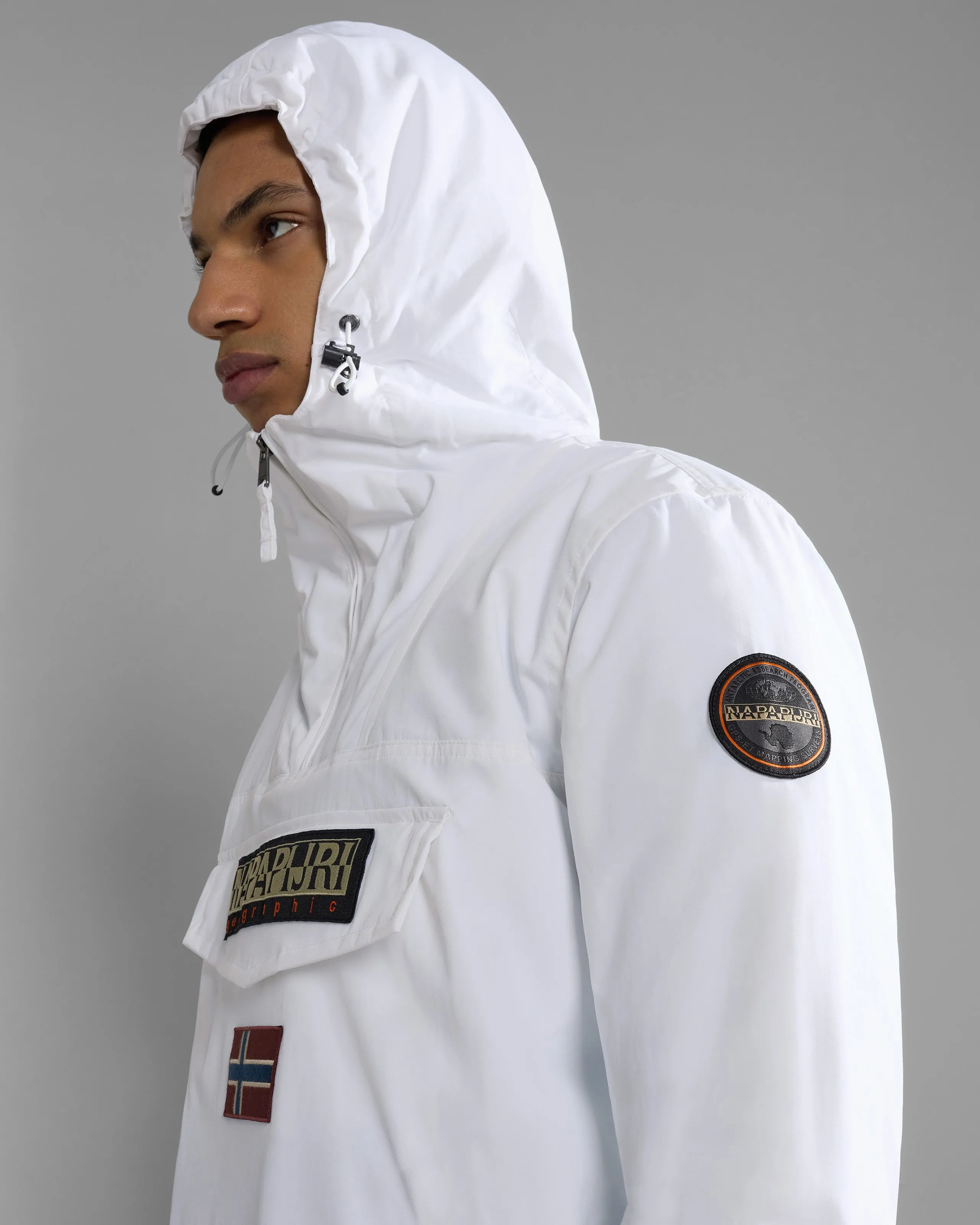 Napapijri Rainforest Winter 3 Anorak Jacket - Bright White