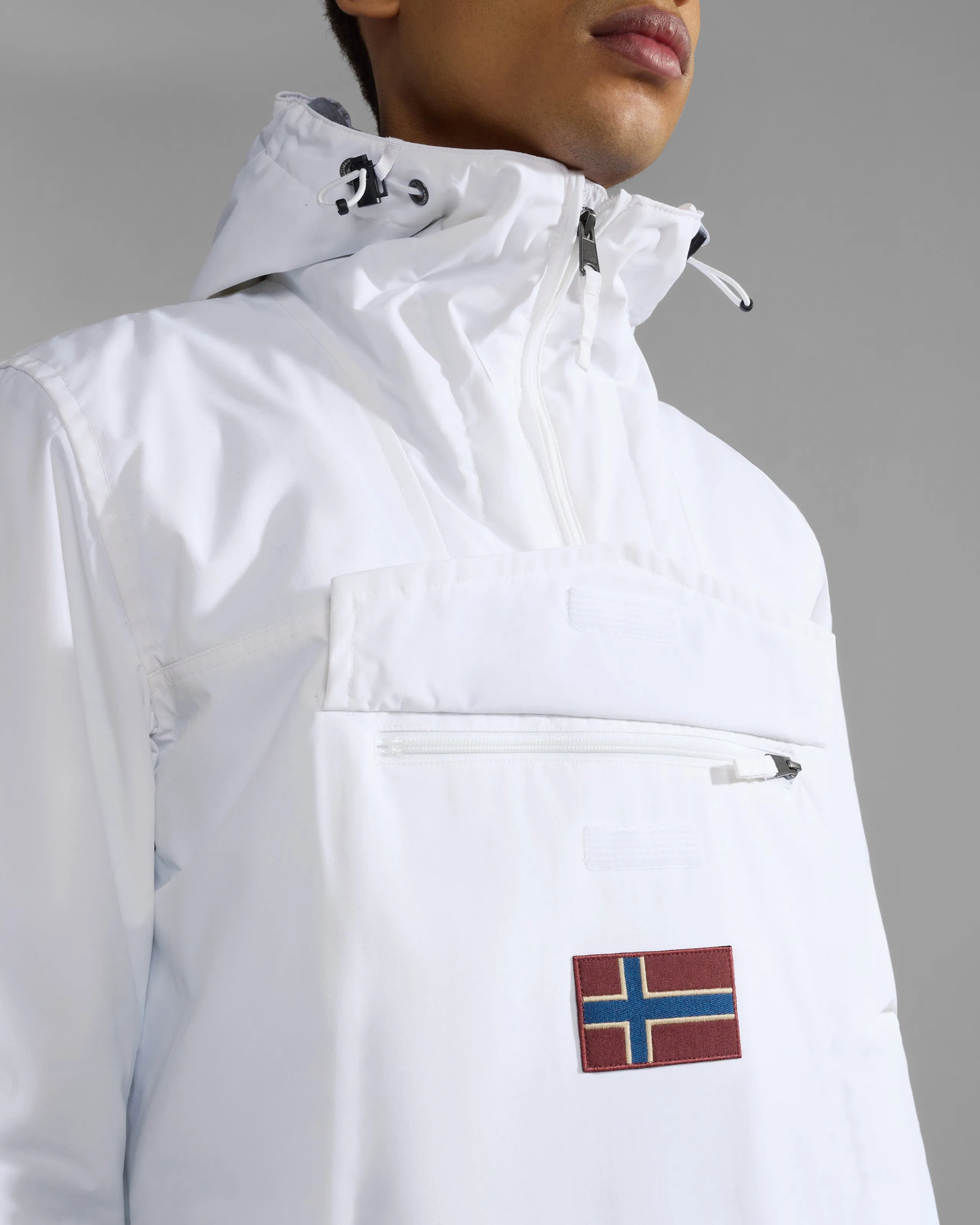 Napapijri Rainforest Winter 3 Anorak Jacket - Bright White
