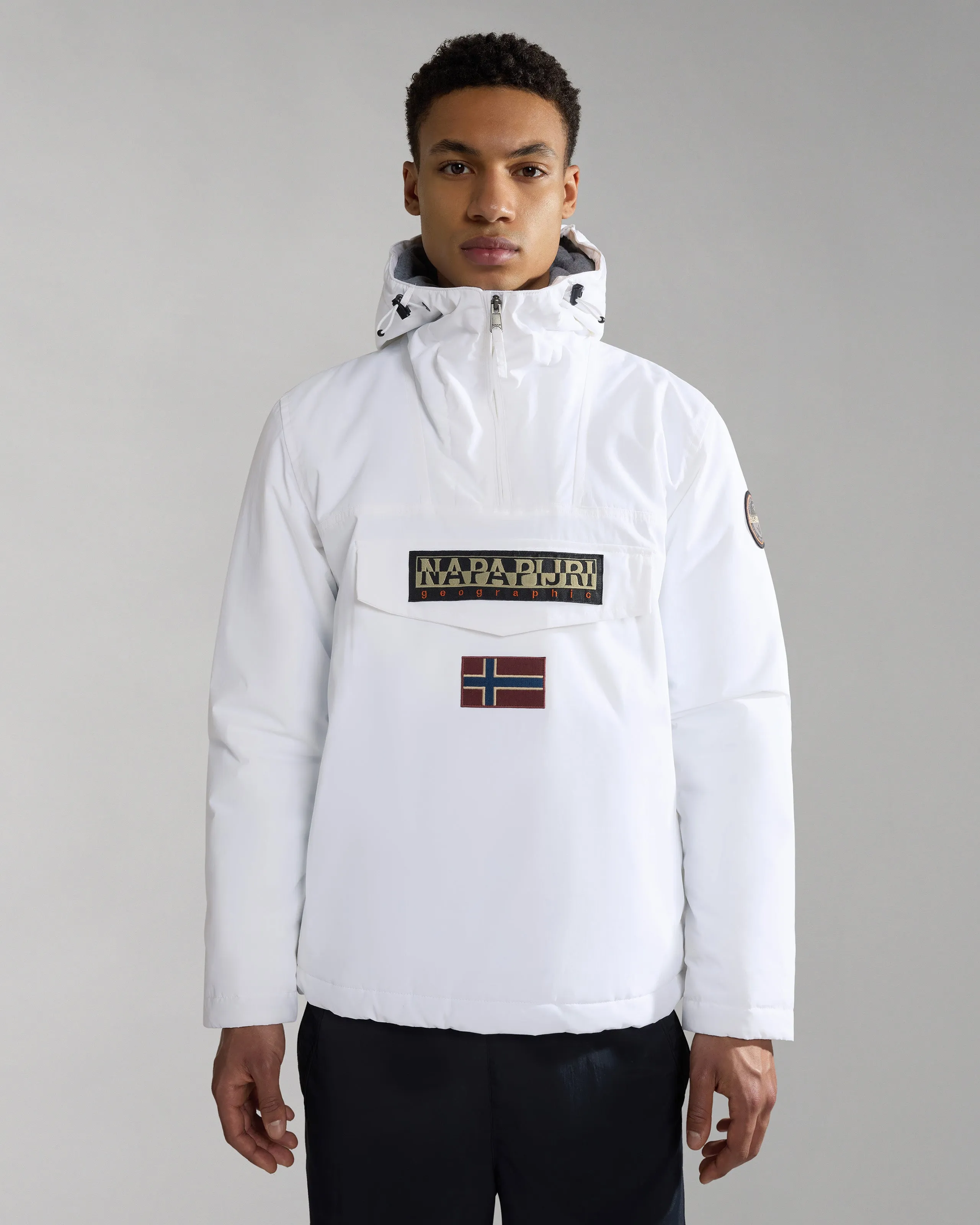 Napapijri Rainforest Winter 3 Anorak Jacket - Bright White