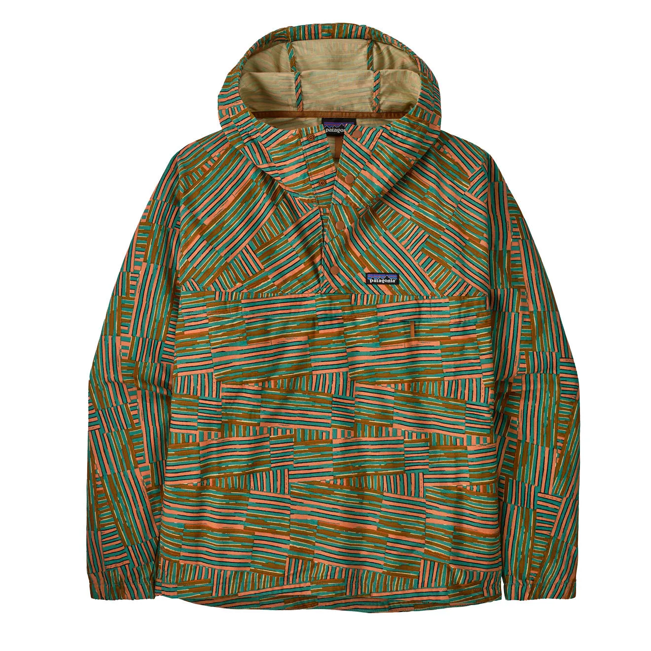 Patagonia Funhoggers Anorak Quilty Fitz / Heartleaf Green