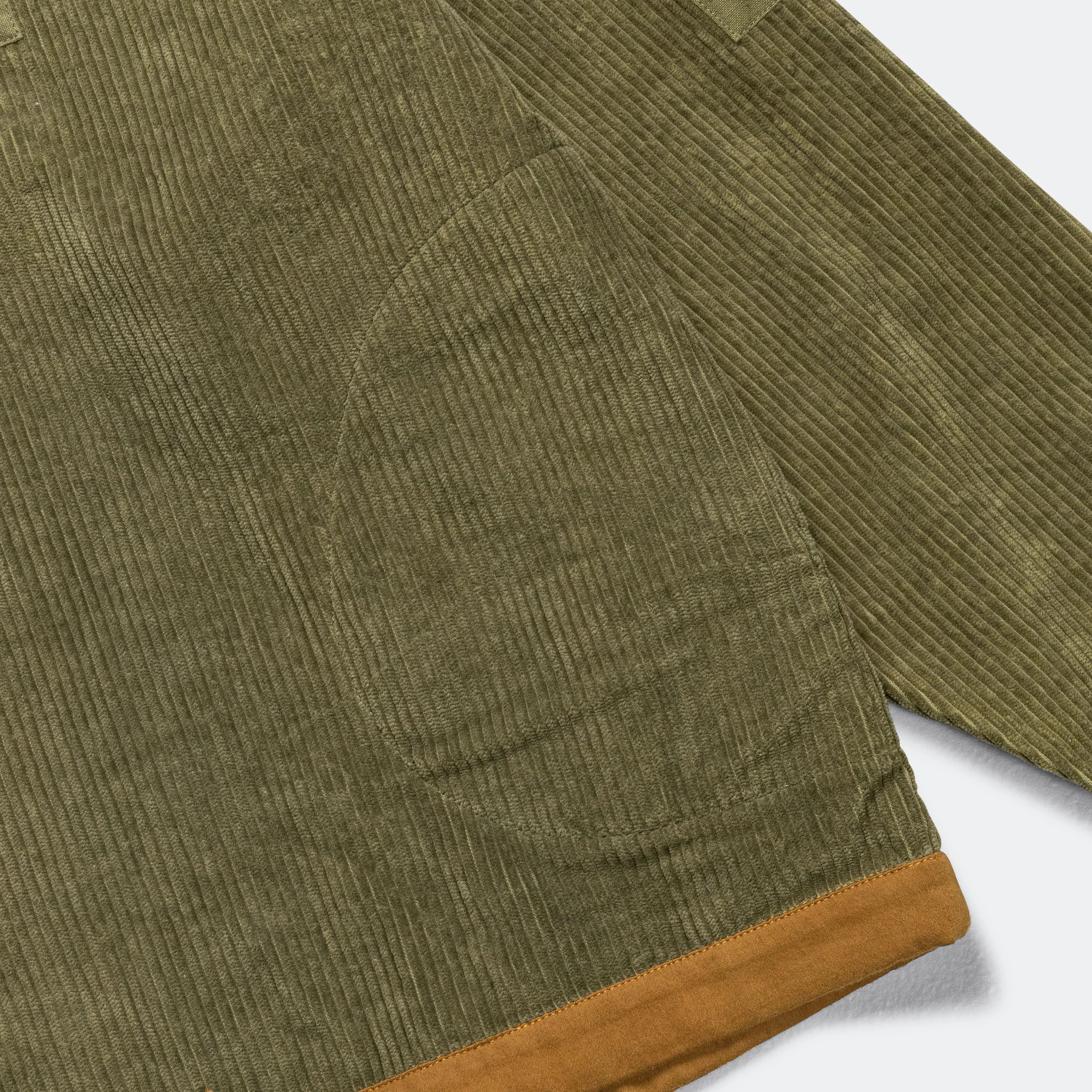 Polite Pullover - Olive Scarecrow Cord