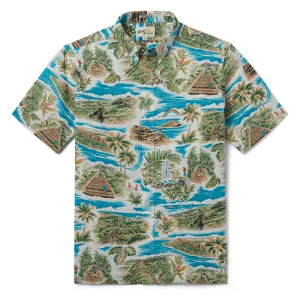 Reyn Spooner Hikin' 808 Camp Shirt