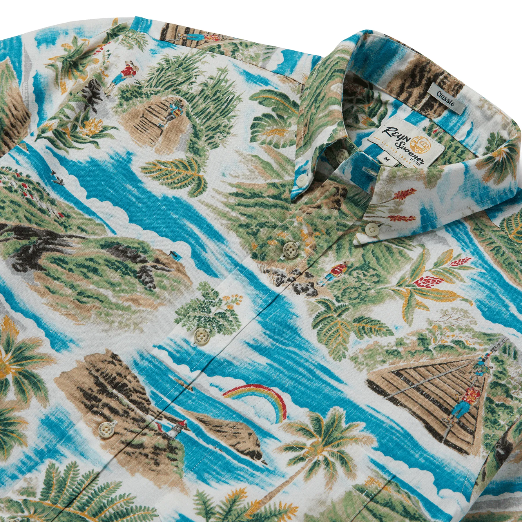 Reyn Spooner Hikin' 808 Camp Shirt