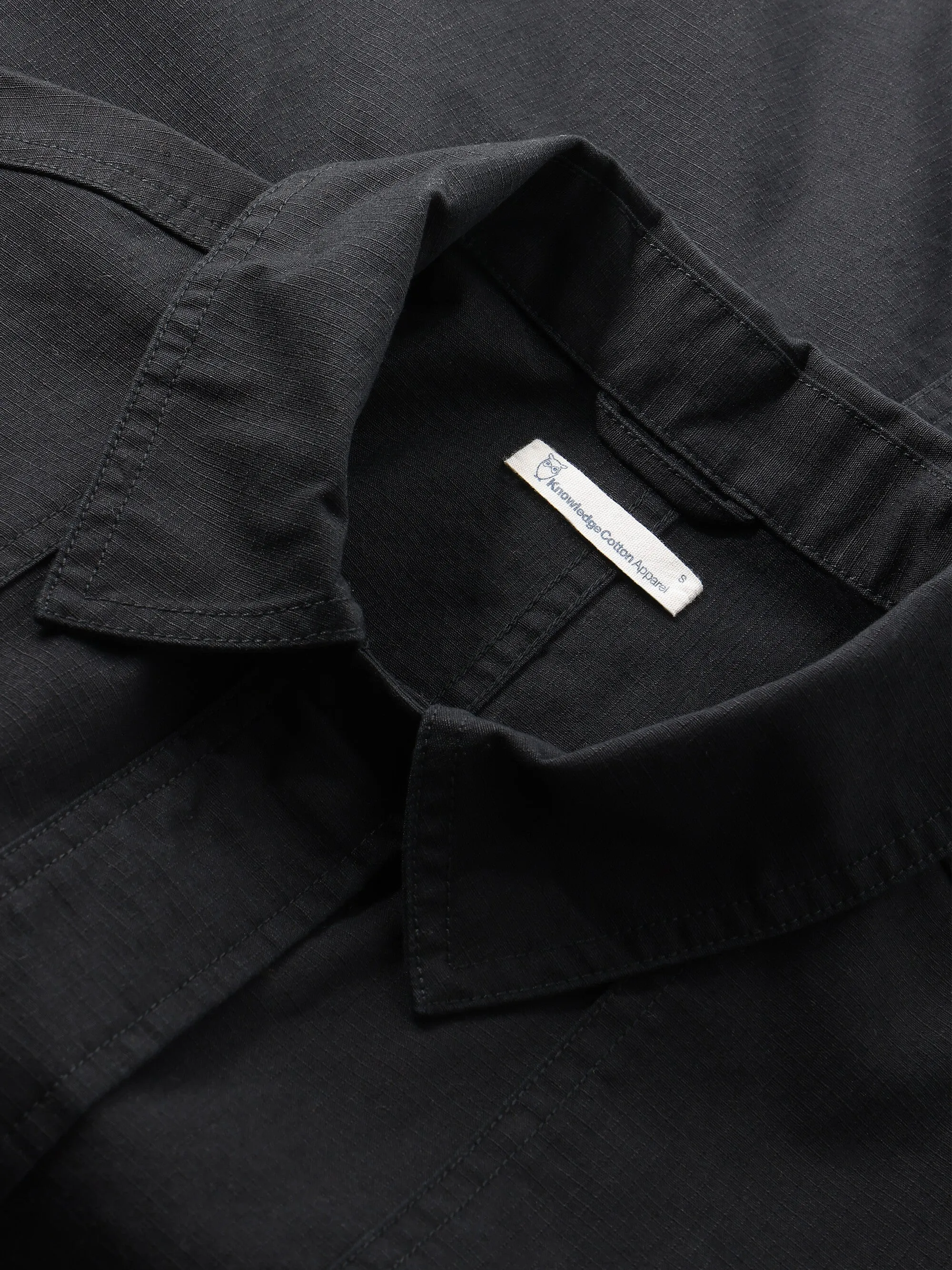 Ripstop overshirt - Black Jet