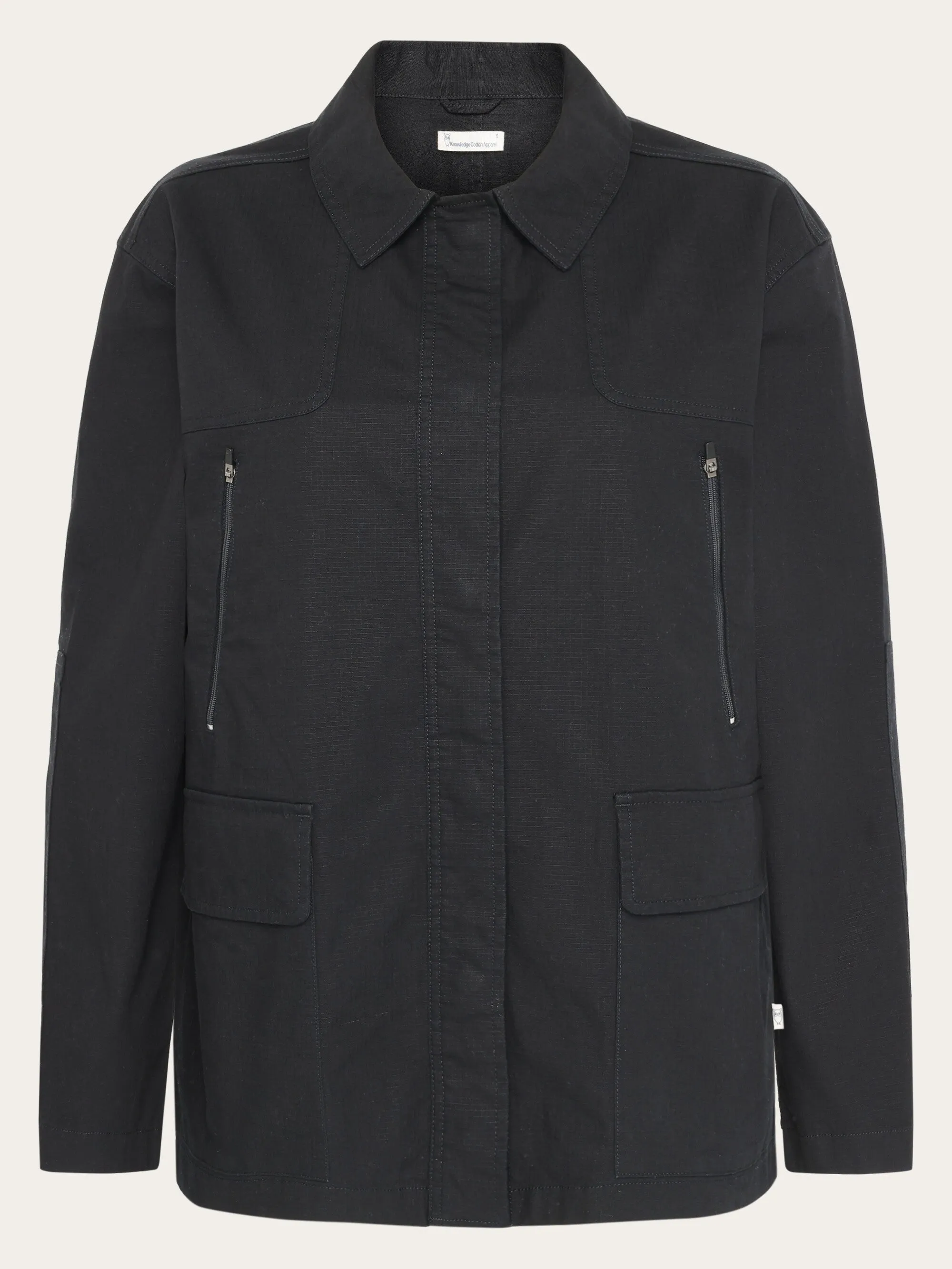 Ripstop overshirt - Black Jet
