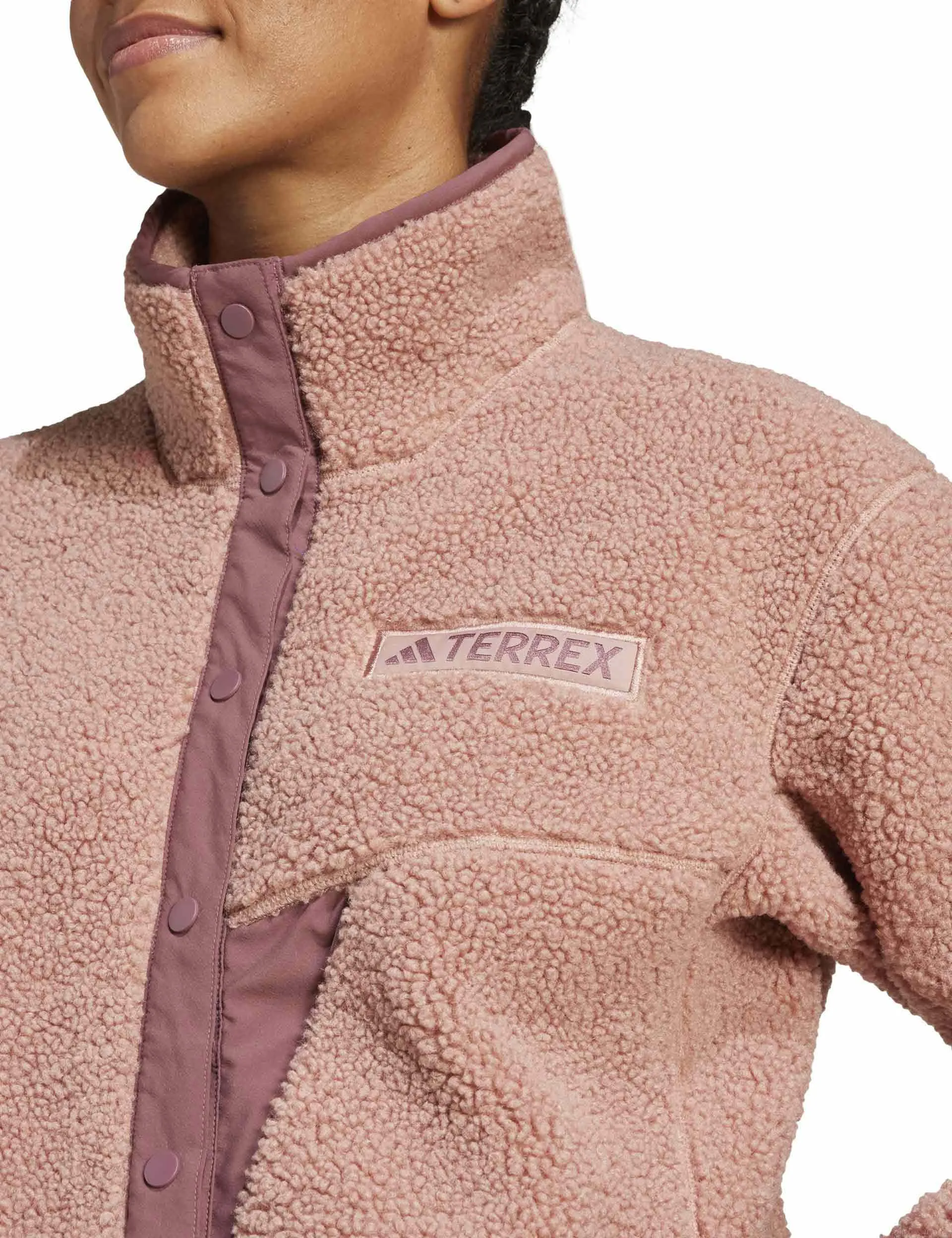 Terrex Xploric High Pile Fleece Pullover Sweatshirt - Warm Clay