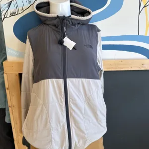 The North Face The North Face Women's Hooded Jacket: Grey, White -women-SM