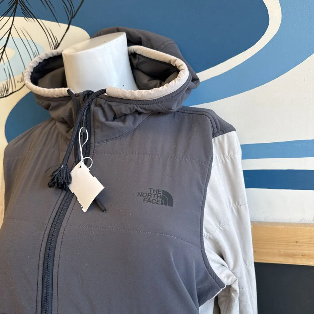 The North Face The North Face Women's Hooded Jacket: Grey, White -women-SM