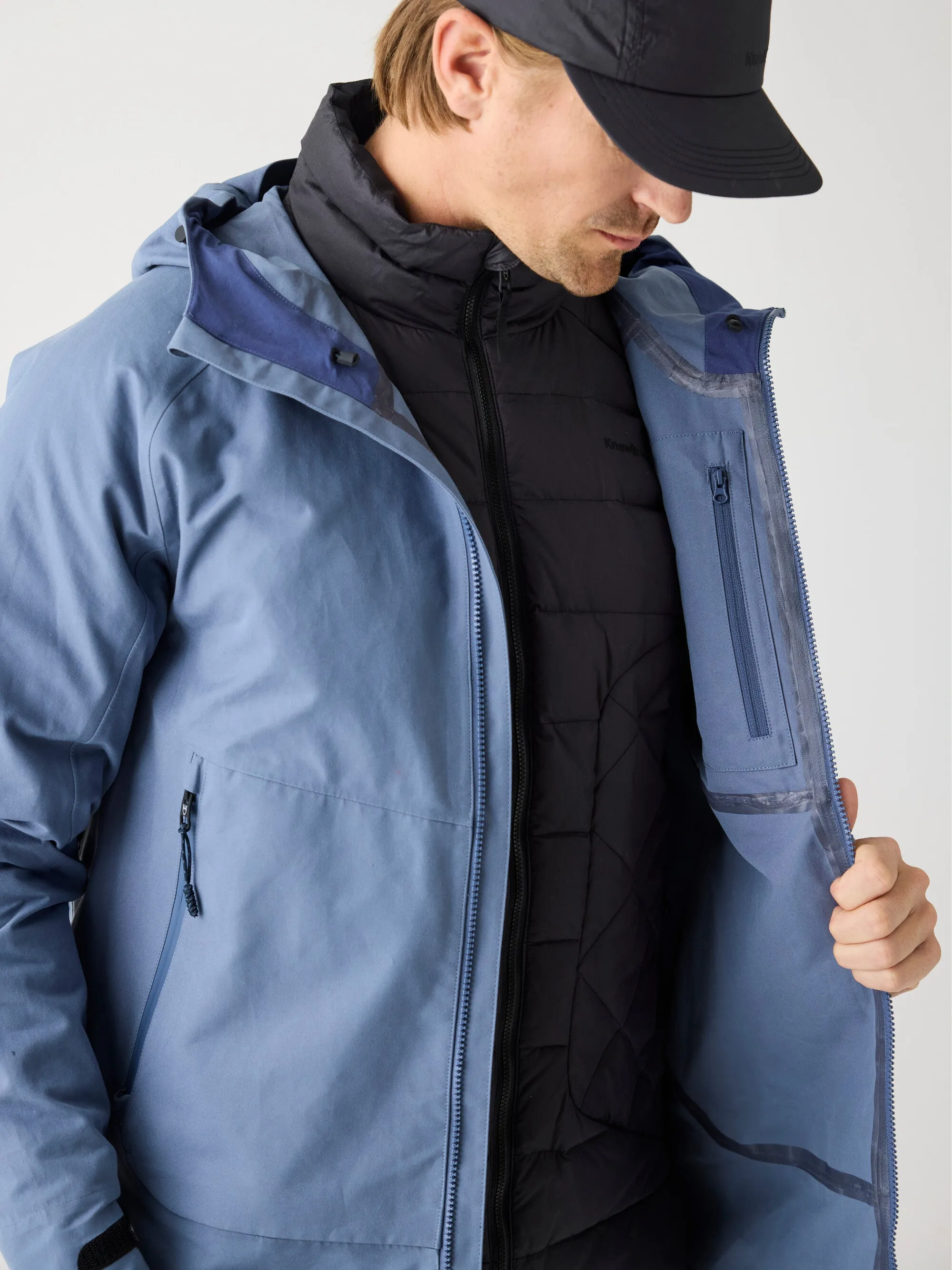 Vent Canvas 270 shell jacket - GOTS/Vegan - Vintage Indigo