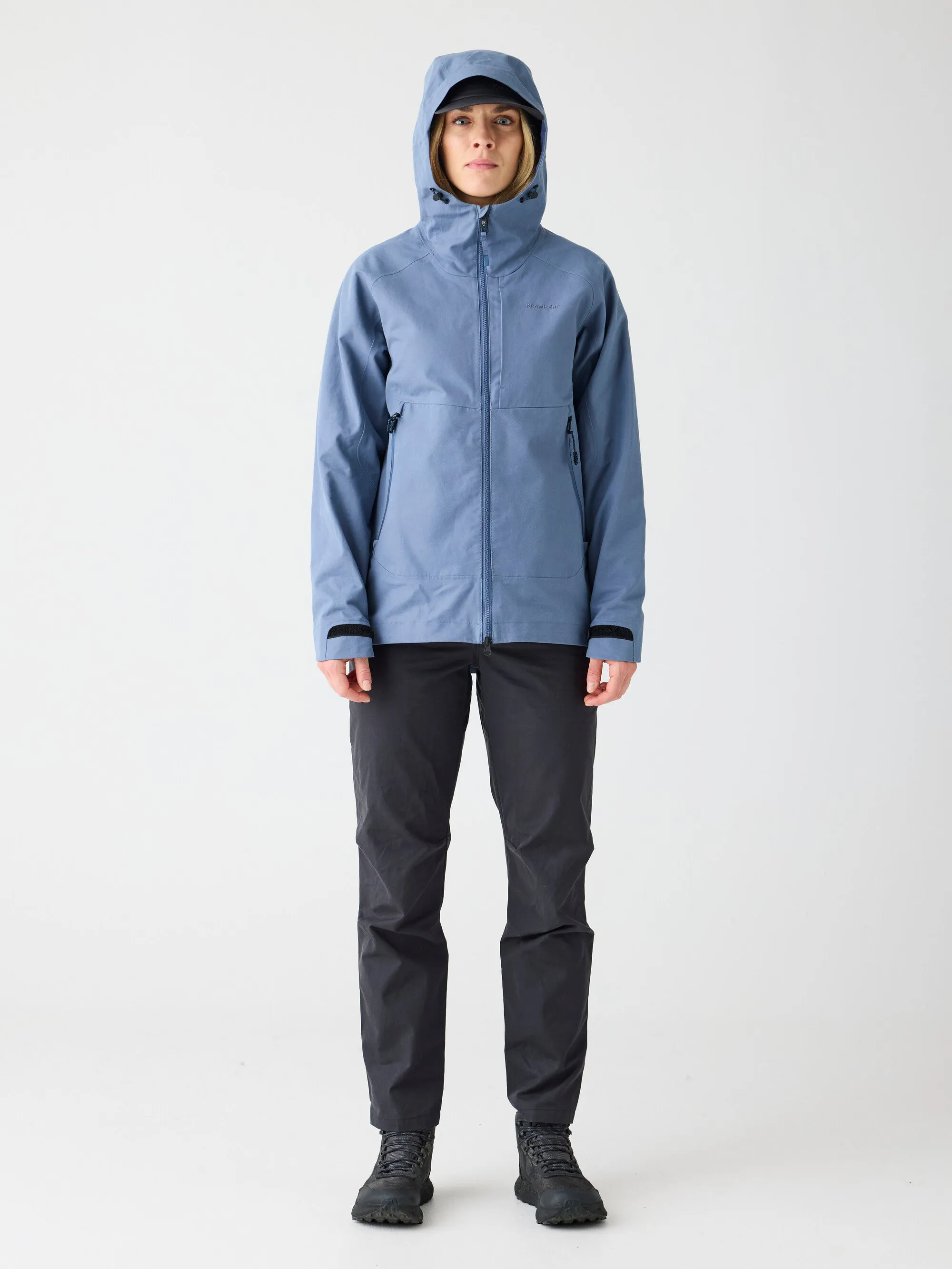 Vent Canvas 270 shell jacket - GOTS/Vegan - Vintage Indigo