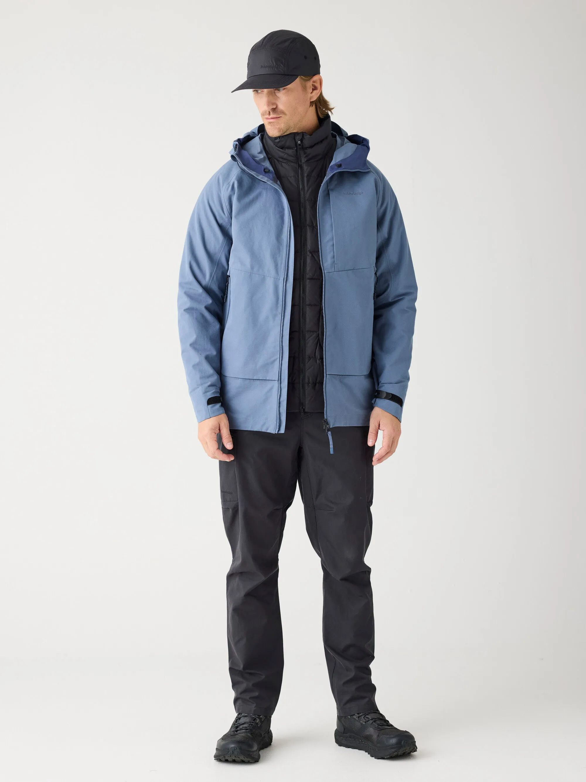 Vent Canvas 270 shell jacket - GOTS/Vegan - Vintage Indigo
