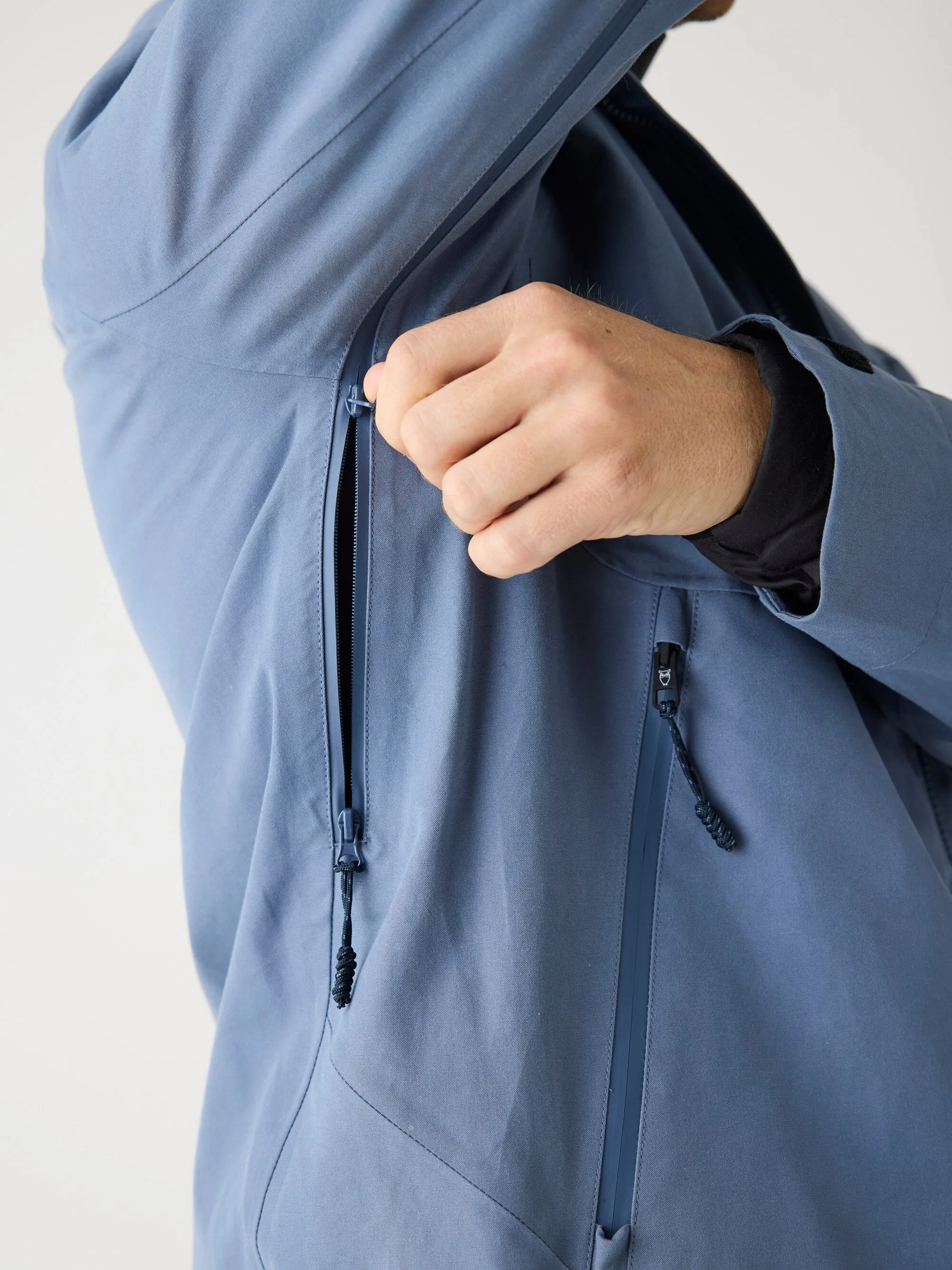 Vent Canvas 270 shell jacket - GOTS/Vegan - Vintage Indigo
