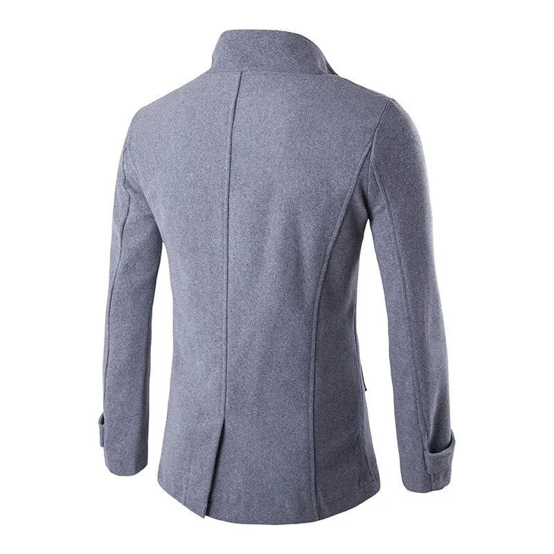 West Louis™ England Business Double Breasted Trench Coat