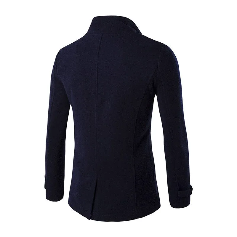 West Louis™ England Business Double Breasted Trench Coat