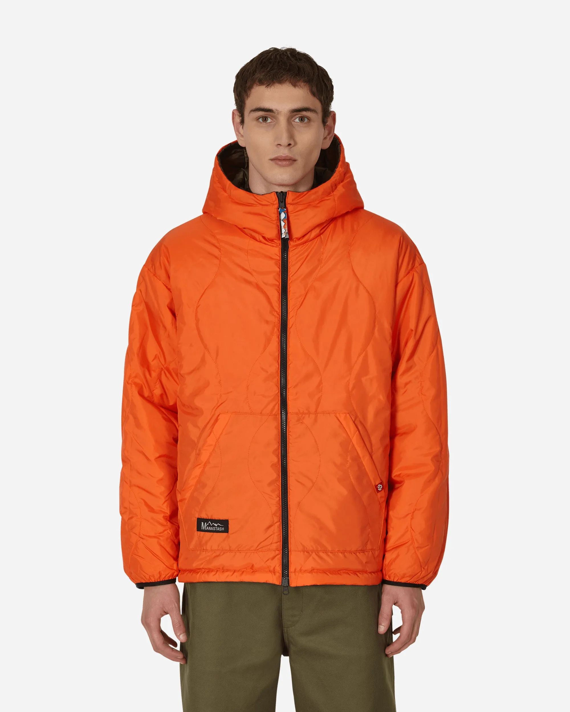 Y2K Reversible Hooded Jacket Green