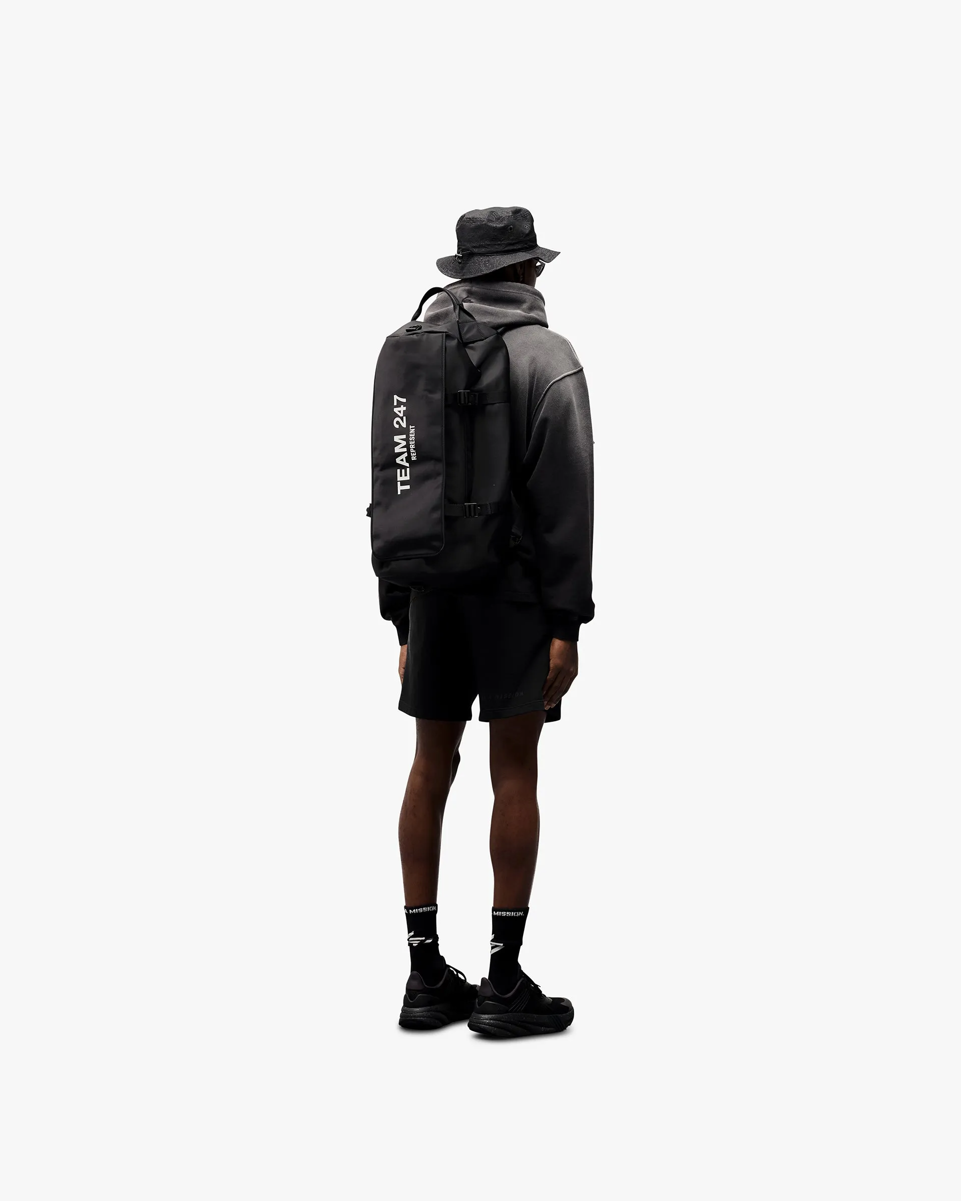 247 Motion Oversized Hoodie  - Black