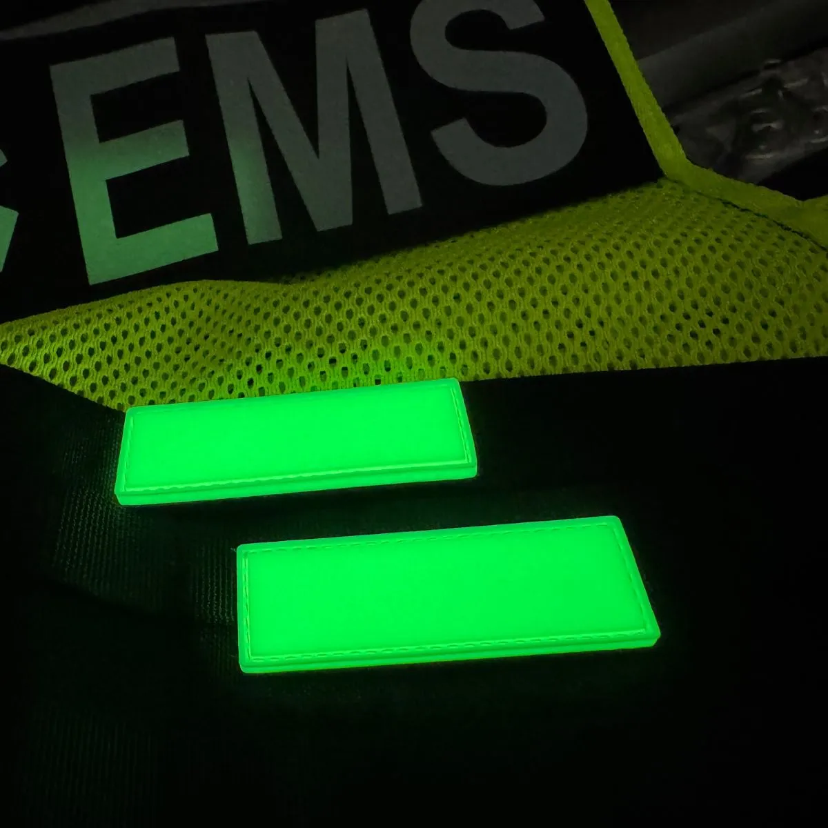 Countycomm - Find Me - 1x3" Glow Tag Patch ( Qty 2 )