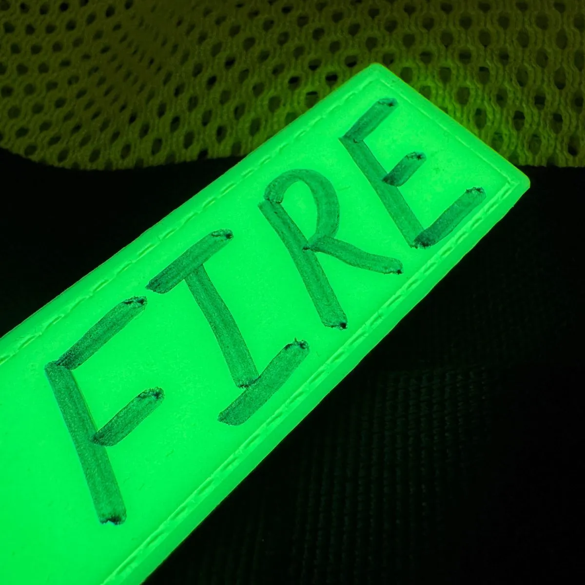 Countycomm - Find Me - 1x3" Glow Tag Patch ( Qty 2 )